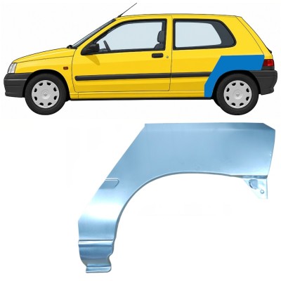 Panneau de réparation arc d'aile arrière pour Renault Clio I 1990-1998 / Gauche 7681