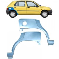 Panneau de réparation arc d'aile arrière pour Renault Clio I 1990-1998 / Gauche+Droit / Ensemble 9849