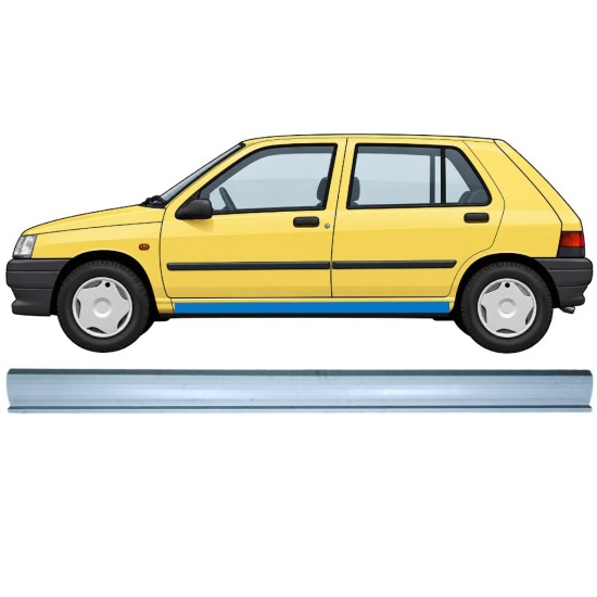 Réparation bas de caisse inférieure pour Renault Clio I 1990-1998 / Gauche 7685