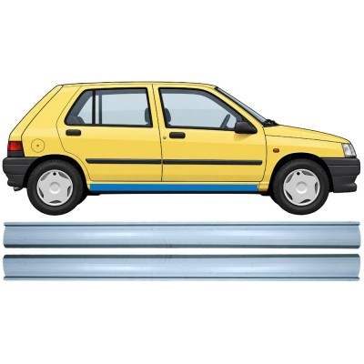 Réparation bas de caisse inférieure pour Renault Clio I 1990-1998 / Gauche+Droit / Ensemble 9850