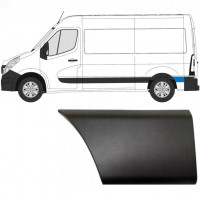 Moulure de derrière roue arrière pour Renault Master 2010- / SWB / Gauche 8322