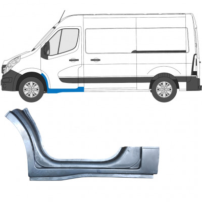 OPEL MOVANO / R MASTER 2010- 1/3 PANNEAU DE SEUIL AVANT / GAUCHE