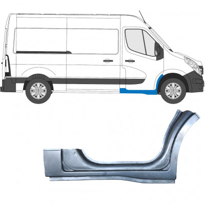 OPEL MOVANO / R MASTER 2010- 1/3 PANNEAU DE SEUIL AVANT / DROIT