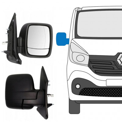 RENAULT TRAFIC 2014- RÉTROVISEUR EXTÉRIEUR ÉLECTRIQUE / DROIT