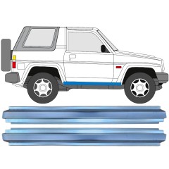Réparation bas de caisse pour Daihatsu Feroza Rocky Fourtrak 1984-1993 / Gauche = Droite (symétrique) / Ensemble 10468