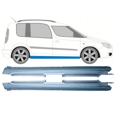 Panneau de réparation du seuil pour Skoda Roomster Praktik 2006-2015 / Gauche / Droite / Gauche+Droit / Ensemble 12891