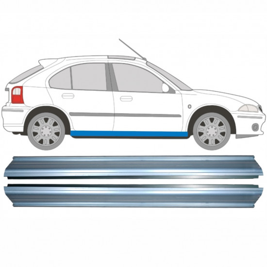 Réparation bas de caisse pour Rover 25 Mg Zr 1995-2005 / Gauche+Droit / Ensemble 9188