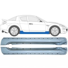 Panneau de réparation du seuil pour Mazda RX-8 2003-2012 / Gauche+Droit / Ensemble 9284