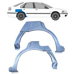 Panneau de réparation arc d'aile arrière pour Volvo S40 V40 1995-2004 / Gauche+Droit / Ensemble 9193