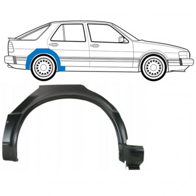 Panneau de réparation arc d'aile arrière pour Saab 9000 1985-1998 / Droite 8120