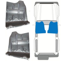 Panneau de réparation du plancher pour Suzuki Samurai 1981- / Gauche+Droit / Ensemble 11304