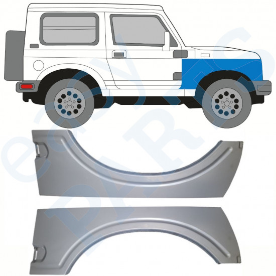 SUZUKI SAMURAI 1981-2004 PANNEAU DE RÉPARATION DE L\'AILE AVANT / SET