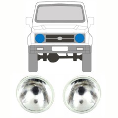 Phare principal pour Suzuki Samurai 1981- / Gauche+Droit / Ensemble 12651