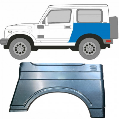 Panneau de réparation arc d'aile arrière pour Suzuki Samurai 1981-2004 / Gauche 5440