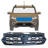 Grille de calandre pour Dacia Sandero Stepway 2021- 11549