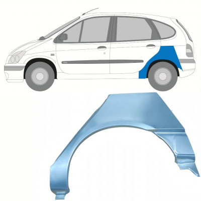 Panneau de réparation arc d'aile arrière pour Renault Scenic 1995-2003 / Gauche 8404