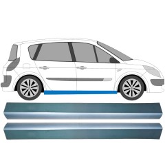 Réparation bas de caisse pour Renault Scenic II 2003-2009 / Gauche+Droit / Ensemble 9259