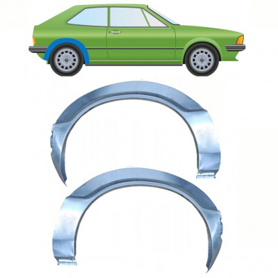 Panneau de réparation arc d'aile arrière pour VW Scirocco 1974-1981 / Ensemble 11081