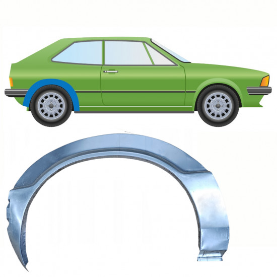 Panneau de réparation arc d'aile arrière pour VW Scirocco 1974-1981 / Droite 8796