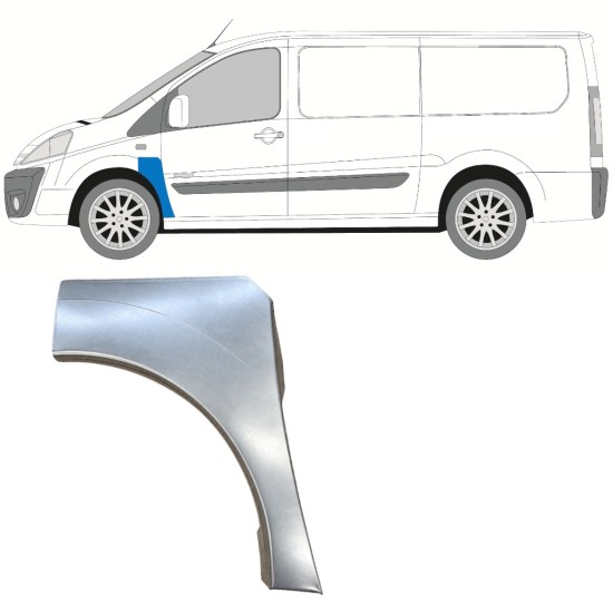 Panneau de réparation de l’aile avant pour Fiat Scudo 2007-2016 / Gauche 12898