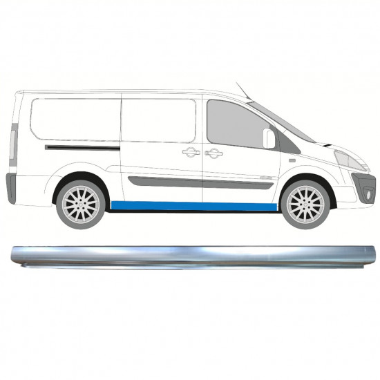 Réparation bas de caisse pour Fiat Scudo Dispatch Expert 2007- / LWB / Droite 11046