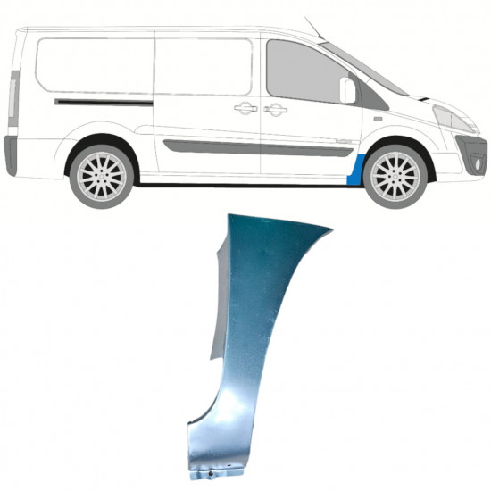 Panneau de réparation de l’aile avant pour Fiat Scudo 2007-2016 / Droite 12897
