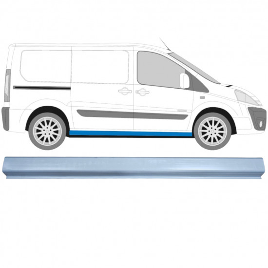 FIAT SCUDO DISPATCH EXPERT 2007- RÉPARATION DU SEUIL / DROIT = GAUCHE