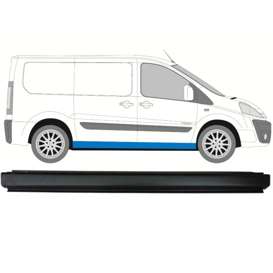 FIAT SCUDO DISPATCH EXPERT 2007- PLEIN PANNEAU DE RÉPARATION DU SEUIL / DROIT