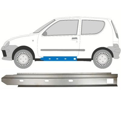Réparation bas de caisse intérieur pour Fiat Seicento 1998-2010 / Gauche 14715