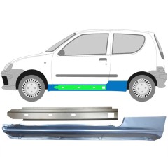 Réparation bas de caisse + réparation bas de caisse intérieur pour Fiat Seicento 1998-2010 / Gauche / Ensemble 14721
