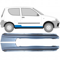 Panneau de réparation du seuil pour Fiat Seicento 1998-2010 / Gauche+Droit / Ensemble 9598