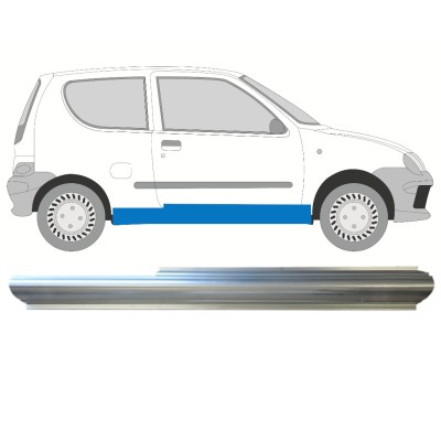 Réparation bas de caisse pour Fiat Seicento 1998-2010 / Droite 14717