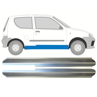 Réparation bas de caisse pour Fiat Seicento 1998-2010 / Gauche+Droit / Ensemble 14719