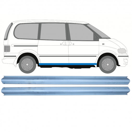 Réparation bas de caisse pour Nissan Serena 1992-2001 / Gauche = Droite (symétrique) / Ensemble 9760