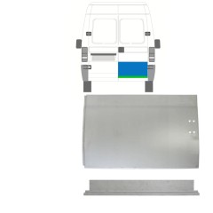 Panneau de réparation intérieur et extérieur des portes arrière pour Peugeot Boxer 1994-2006 / Droite / Ensemble 14048