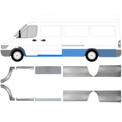 Ensemble de panneaux de réparation pour Mercedes Sprinter 1995-2006 / Gauche+Droit / 5297