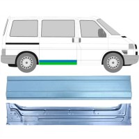 Panneau de réparation des portes latérale intérieur et extérieur pour Volkswagen Transporter T4 1990-2003 / Droite / Ensemble 16152