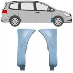 Panneau de réparation de l’aile avant pour Volkswagen Sharan 2010-2022 / Ensemble 10502