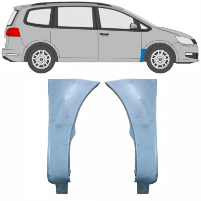 Panneau de réparation de l’aile avant pour Volkswagen Sharan 2010- / Ensemble 10502