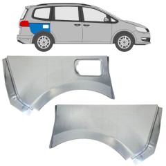 Panneau de réparation arc d'aile arrière pour Volkswagen Sharan 2010-2022 / Gauche+Droit / Ensemble 14599