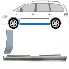 Panneau de réparation du seuil + panneau de réparation de l'aile avant pour Ford Galaxy 1995-2010 / Gauche / Ensemble 13249