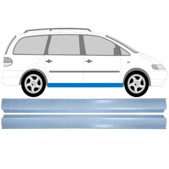 VW SHARAN GALAXY ALHAMBRA 1995-2010 RÉPARATION DU SEUIL / DROIT + GAUCHE / SET