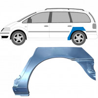 Panneau de réparation arc d'aile arrière pour VW Sharan Ford Galaxy 2000-2010 / Gauche 6600