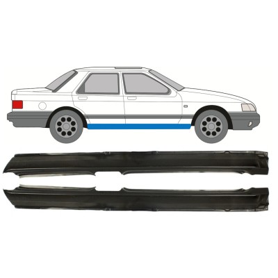 Panneau de réparation du seuil pour Ford Sierra 1982-1993 / Gauche+Droit / Ensemble 9774