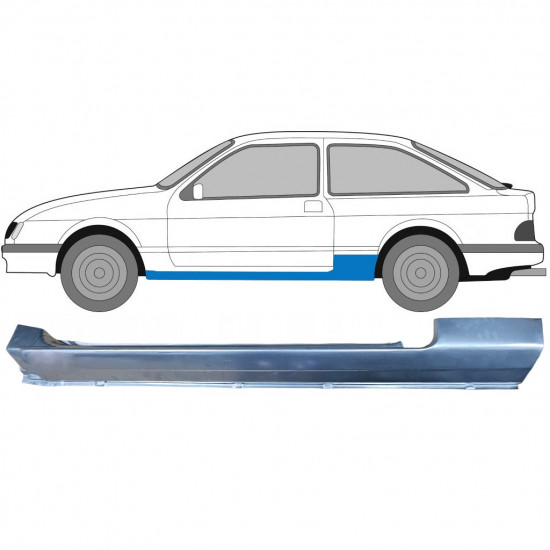 Panneau de réparation du seuil pour Ford Sierra 1982-1993 / Gauche 6617