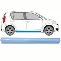 Réparation bas de caisse inférieure pour Daihatsu Sirion 2005-2010 / Gauche = Droite (symétrique) 17266