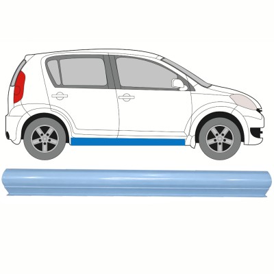 Réparation bas de caisse inférieure pour Daihatsu Sirion 2005-2010 / Gauche = Droite (symétrique) 17266