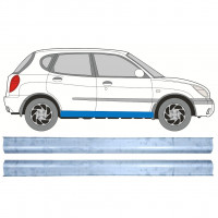 Réparation bas de caisse pour Daihatsu Sirion 1998-2005 / Ensemble 12456