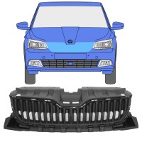 Grille de calandre pour Skoda Fabia 2014-2018 16189