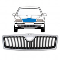 Grille de calandre pour Skoda Octavia II 2004-2013 7509